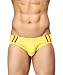 BASIICS - Striped and Solid Fashion Brief (Yellow) RS.269.00