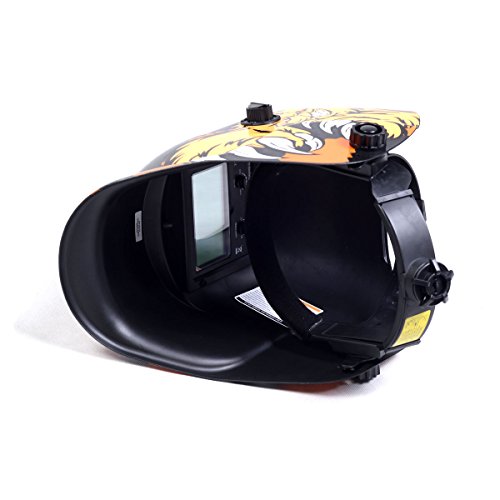 Automatik Schweißmaske Solar Schweißhelm Schweißschirm Schweißschild 7 Farbewahl (Modell 4) - 3