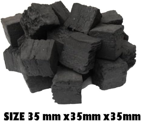 Gas fire Ceramic Square Coals Small Medium Large Ceramics 10/15/20 Boxed (15, Small Coals)