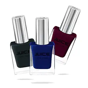 Juice Nail Polish Pack of 3 Zaffre / Hampton Green / Merlot GLOSS COMBO_6