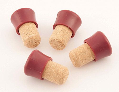 Preisvergleich Produktbild FACKELMANN 4 Kork & Kunststoff Flasche Pfropfen