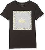 Ofrece libertad de movimiento Quiksilver Classic Nano Spano Camiseta, Niños, Gris (Tarmac-Solid), XL/16