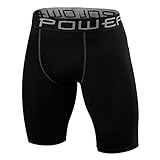 Mens PowerLayer Compression Base Layer / Baselayer Shorts Thermal Skins Under Gear