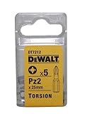 Duraderos y robustos Dewalt DT7212-QZ Puntas de torsión 25 mm Pz2, 25mm