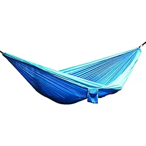 Homgee Camping Hammock Lightweight Nylon Hammock Portable Beach Mat for Outdoor Patio Garden Backyard Travel Backpacking