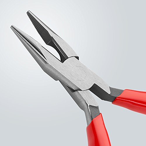 Knipex 25 01 125 Flachrundzange mit Schneide – Radiozange - 3