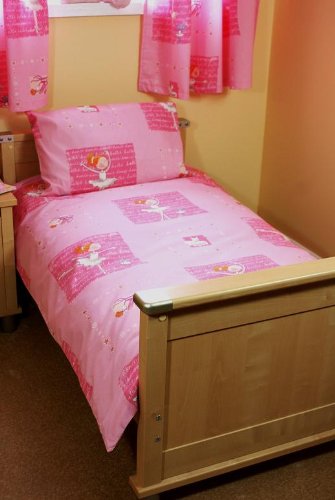Ballerina Cot Duvet cover & Pillowcase - 100% Cotton - 100x120cm