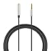 Produktbild 1.7m 3.5mm Male to 3.5mm Female Auxiliary 4-Pole TRRS Stereo Audio Extension Cable (Gold Plated Connectors) for Apple, Samsung, Motorola, HTC, Nokia, LG, Sony Devices & More - Black