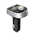 Produktbild Shopper Joy FM Transmitter Bluetooth Auto, Quick Charge 3,0, mit Mikrofon 2 USB Port LED Anzeige für Smartphone Tablat MP3 Player - Silber