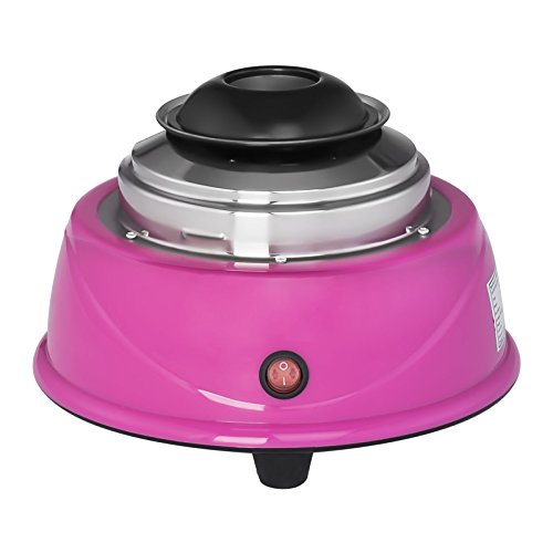 Royal Catering-RCZK – Mini-Zuckerwattemaschine Zuckerwattegerät – 420 W – 28,5 cm breit – Pink + Gratis Portionierlöffel - 2