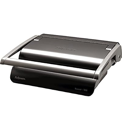 Fellowes 5627701 Quasar+ 500 perforelieur manuel par anneaux plastique usage fréquent perfore 22 feuilles relie 500 feuilles