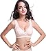Nursing Bra, KUCI® Women's Soft Cup Cotton Maternity Bra for Breastfeeding