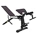 Produktbild Verstellbar 178*53.5*77-88 CMLxBxH Flachbank Hantelbank Trainingsbank Fitnessbank belastbar auf 500KG im Ruhezustand