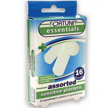 Sensitive Hypoallergenic Assorted Plasters x 16