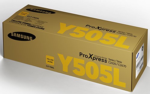 Samsung CLT-Y505L/ELS Original Toner (Kompatibel mit: SL-C2620DW/C2670FW/C2680FX) gelb - 2