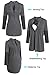 Zeagoo Women's Casual High Waist Gathered Loop Nursing Top Long Sleeves Dress