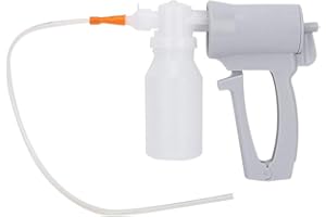 ZYYINI Phlegm Suction Pump, Multifunctional Portable Handheld Lightweight Sputum Suction Pump with Disposable Suction Tube, Suitable for Daily Home or Emergency Use