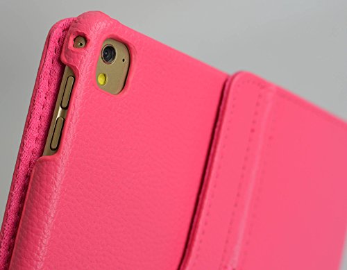 inShang ipad Pro 9.7 Hülle Cover für iPad Pro 9.7 inch (2016) , PU Leder Schutzhülle St?nder Smart Cover mit Super Automatische Einschlaf-/Aufwach funktion, case 360 Grad rotierende Schutzhülle mit Standfunktion + inShang Logo hochwertigen Stylus Eingabestift Stift rose - 6