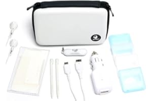 Joytech - Pack DS Lite Tech Pack XL - mini sacoche, écouteurs avec micro intégré, 4 range cartouches, nettoyeur d'écran, 2 fi