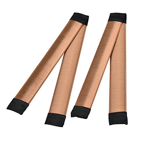 Browill 2 Pack Damen Fashion Hair Styling Donut Hair Bun Maker Perfekt fur lange und dicke Haare