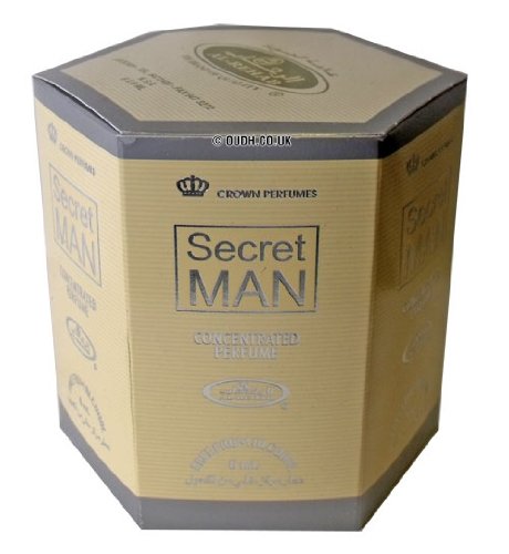 Secret Man Perfume Oil - 6 x 6ml by Al Rehab