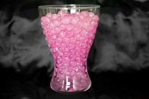 KTLShop LUXURY GLITTER WATER CRYSTAL BEADS WEDDING TABLE DECORATIONS CENTREPIECES (Baby Pink)