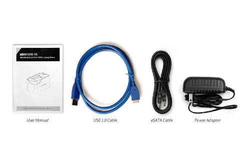 ICY Dock Dockingstation (8,9 cm (3,5 Zoll), SATAI-III/eSATA, USB 3.0) - 5