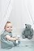 Cot blanket soft Classic powder blue