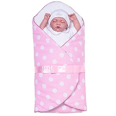Sevira Kids - Gigoteuse d'emmaillotage évolutive - labellisé Innovation Baby d'Or 2016 - Pois Chic Rose