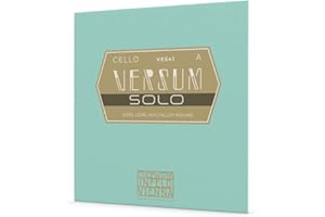 Thomastik Einzelsaite für Cello 4/4 Versum Solo - A-Saite Stahldraht, Umspinnung aus Speziallegierung, mittel