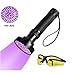 Produktbild Youyababay 2-in-1 100 LEDs UV Schwarzlicht Taschenlampe, UV-Strahler, Handlampe, Fleckendetektor/Urindetektor für Haustiere wie Katze, Hund usw.