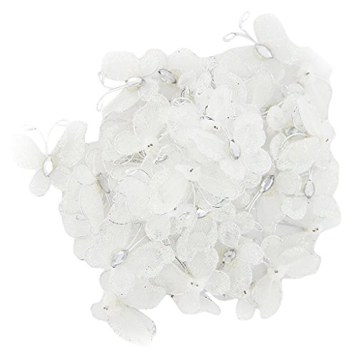 Ca. 50 Stk. Schmetterlinge Deko für Hochzeit – weiß - 6