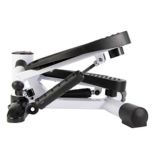 Mini-Stepper / Side-Stepper von POWRX mit LCD – Trainingscomputer | Kalorienzähler / Schrittzähler / Timer / Fitnessgerät - 3