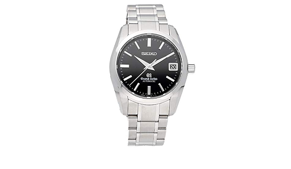 Grand Seiko Grand Seiko - Orologio meccanico automatico da uomo, con  quadrante nero, modello SBGR053 : Amazon.it: Orologi
