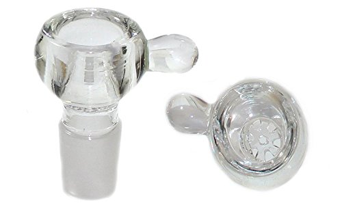 budawi® - Extra Stabiler Glas Kopf Ø:18,8mm (Dabben-Ölrauch) Glaskopf - Glasbong, Kopf mit Sieb