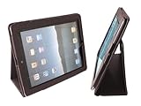 Modern-Tech PU-Leder Braun Flip Stnder Case fr Apple iPad 2 - 