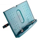 Estable, resistente y ligero Reading Rest Cookbook Cook Recipe Cocina Book Holder Stand Bookrest︱Semi Clear Acrylic Books Expositores de Libros (Color : Dark Green)