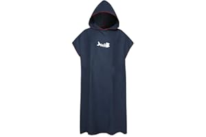 LUNAH Poncho à capuche en microfibre à séchage rapide pour surfeurs et nageurs