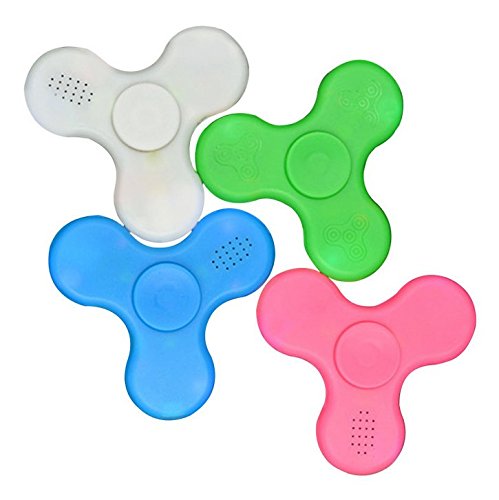 KOTiger Creative LED MINI Bluetooth Lautsprecher Fidget Hand Spinner Spielzeug Stress reduzieren Umleitung Aufmerksamkeit (blau) - 8