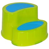 Trittschemel / Tritthocker / Kindersitz - groß - GRÜN - Kinderschemel & Kindertritt - ideal als Erhöhung & Sitz - Kinderhocker - auch für Toilettentrainer - für Kinder Mädchen Jungen