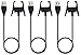 Produktbild BlueBeach® 3 Stück Ersatz Fitbit Charge 2 USB Ladekabel Ladegerät Ladestation (Fitbit Charge und Charge HR Nicht Kompatibel)