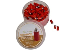 ARMERIAONLINE SINCE 1999 Armeriaonline Orange Express 200 Pallini 4,5mm 45mm per Pistola Carabina Aria Compressa Gas CO2