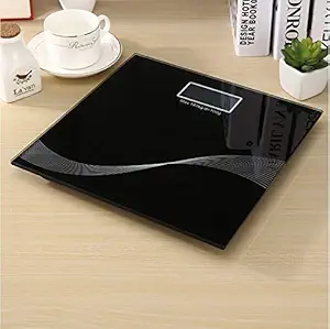 HAIYUN Heavy Duty Electronic Thick Tempered Glass & LCD Display Digital Personal Bathroom Health Body Weight Weighing Scale Machine for Human Body