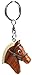 Produktbild budawi® - Schlüsselanhänger "Pferd" aus Holz 50 x 45 mm, Schlüssel Anhänger