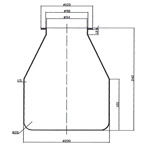 Membran Hauswasserwerk Druckkessel 20 – 24 L Membrankessel Gummiblase EPDM - 2