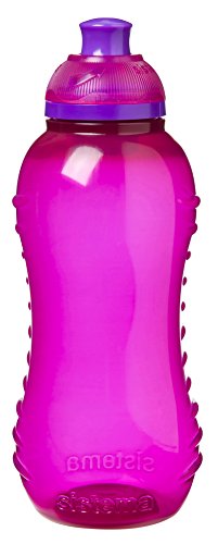 Sistema Trinkflasche, 330 ml, 3 Flaschen, Blau, Rosa, Lila - 3