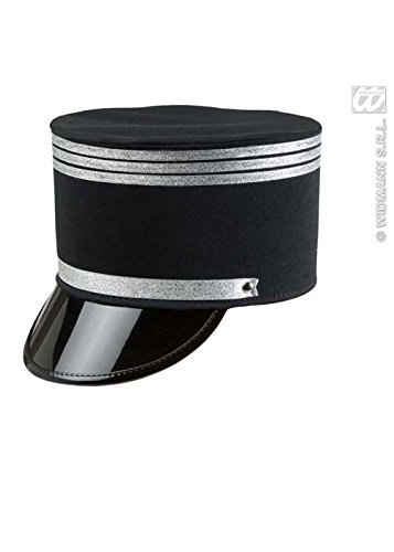 French Police Style Black Kepi Hat 