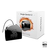 Z-Wave Plus FIBARO FIBEFGS-213 Single Switch 2, Schwarz