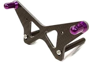 Integy RC Model Precision Machined Rear Body Mount Set Designed for HPI 1/10 Scale Crawler King