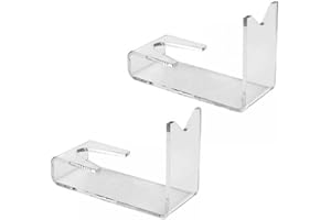 MiOYOOW Akrylowe stojaki na pistolety, przezroczysty akrylowy uchwyt na pistolet, stojak ekspozycyjny na model zabawkowy pistolet rewolwer pistolet 14 x 6,3 x 7,6 cm / 5,5 x 2,5 x 7,6 cm